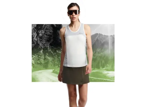 Dotout Stone Damenärmelloses Trikot Creme