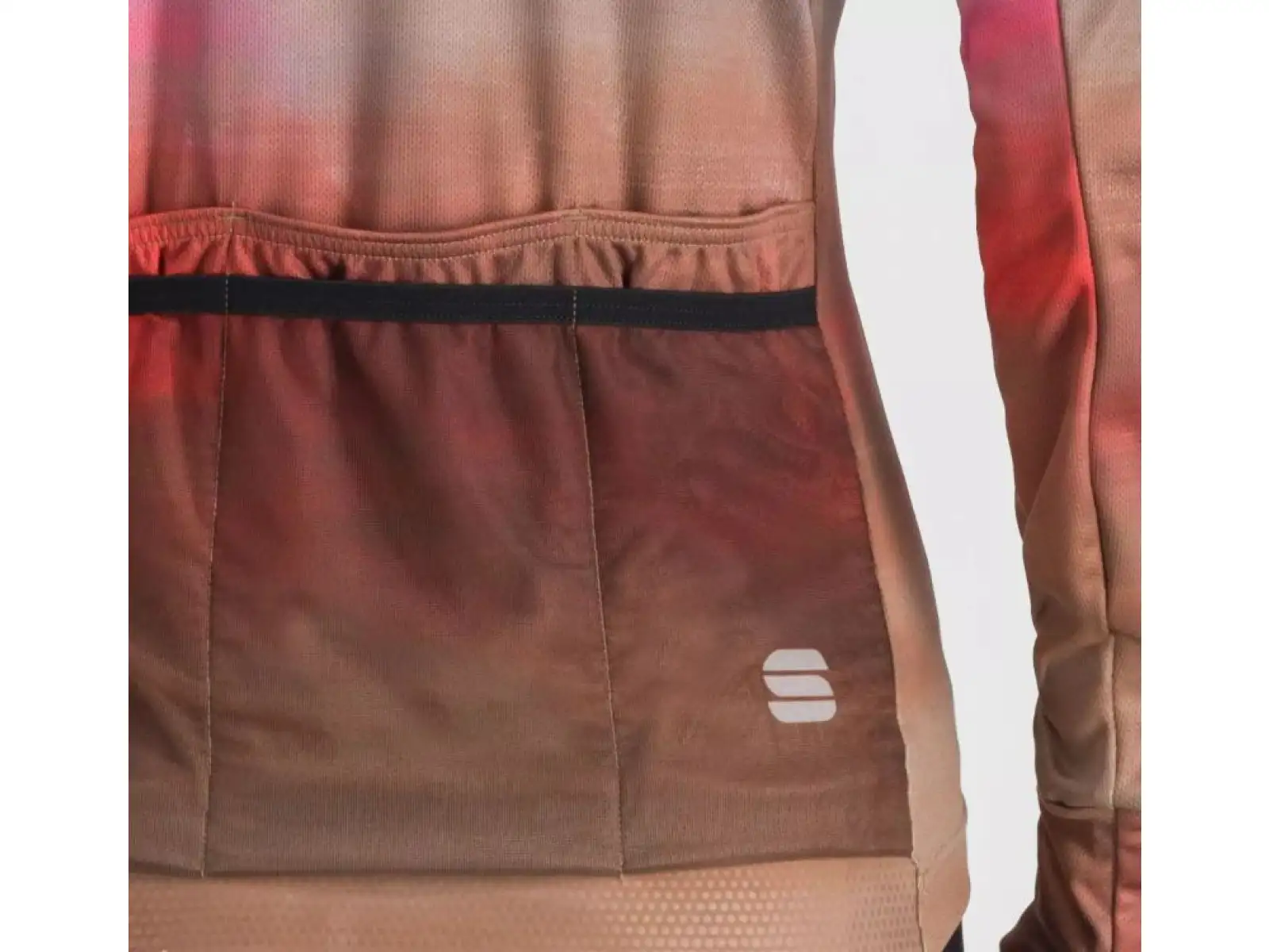 Sportful Flow Supergiara Thermal Damen Langarmtrikot Cayenna Rot/Rosa