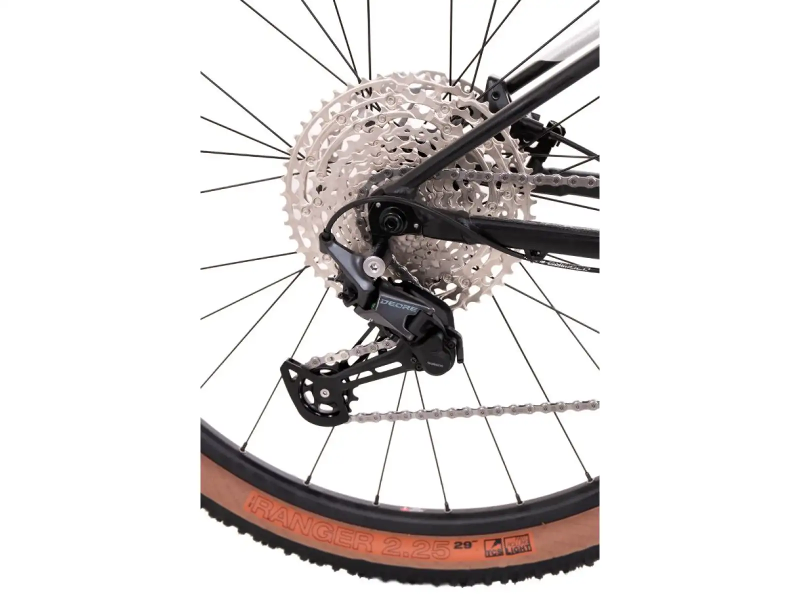 Rock Machine Torrent 90-29 Matte Schwarz/Grau/Silber Mountainbike.