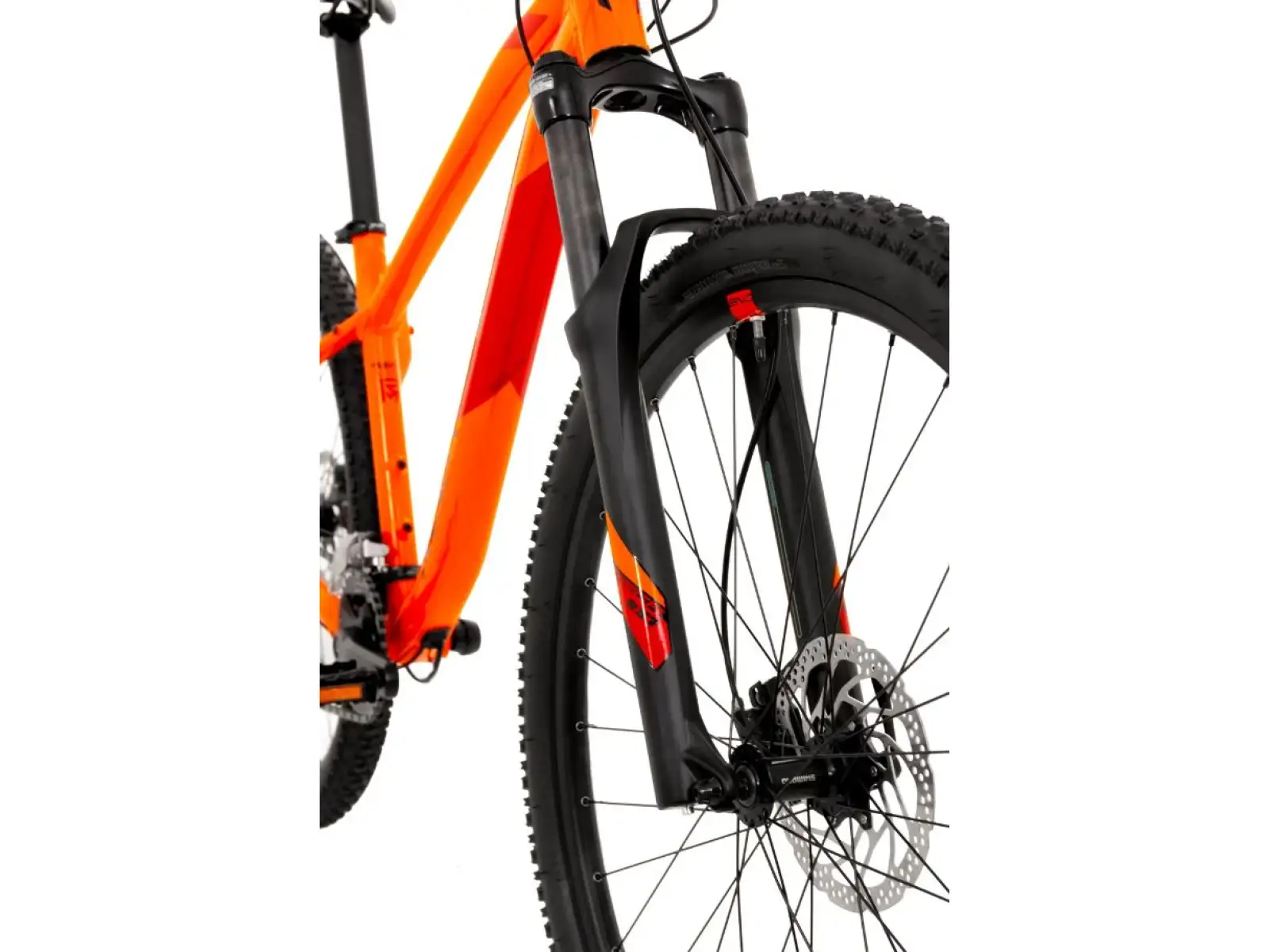 Rock Machine Blizz 10-29 gloss neon orange/dark red/black Mountainbike