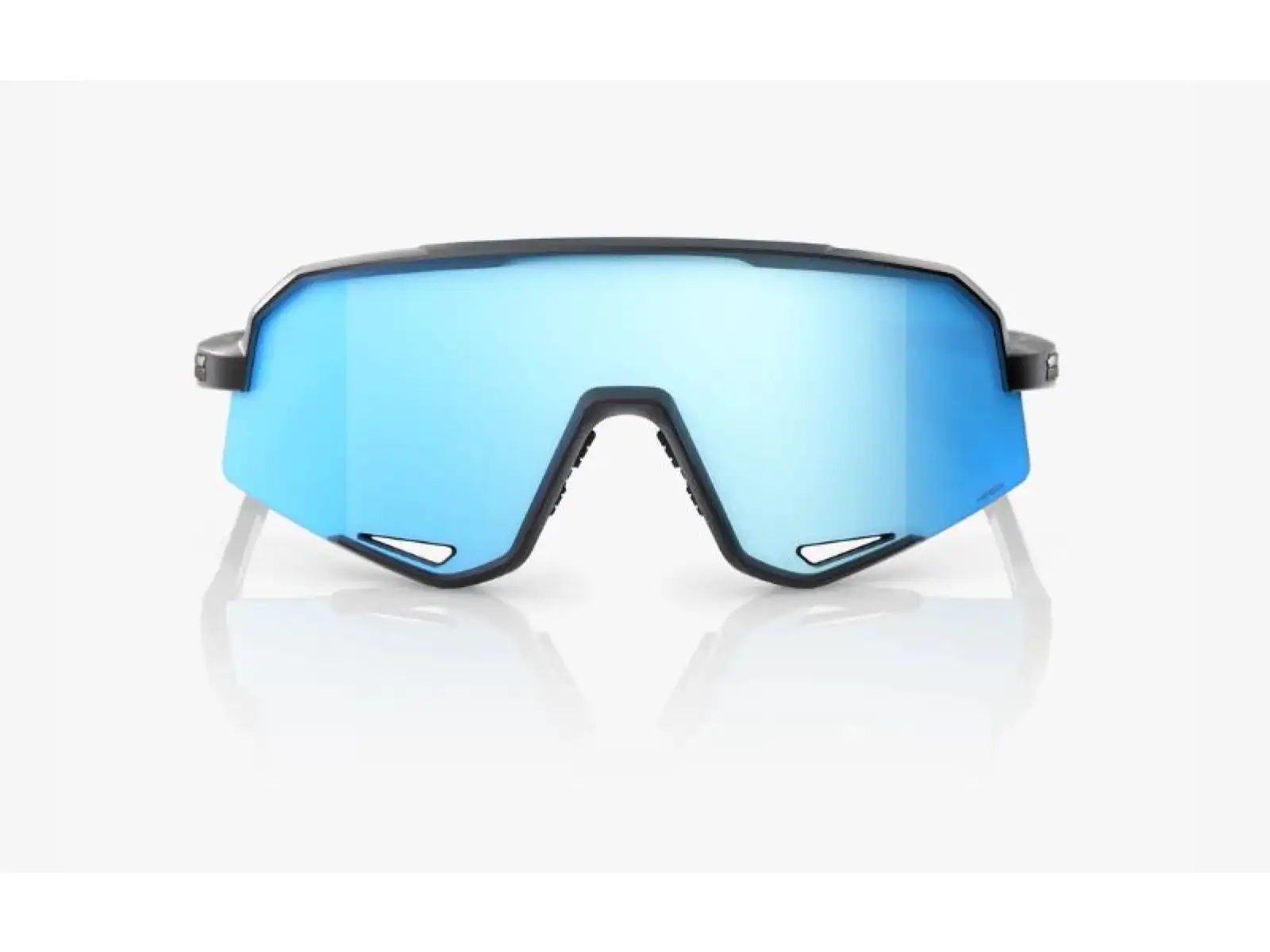 100% Slendale Brille Matte Black/HiPER Blue Multilayer Spiegel