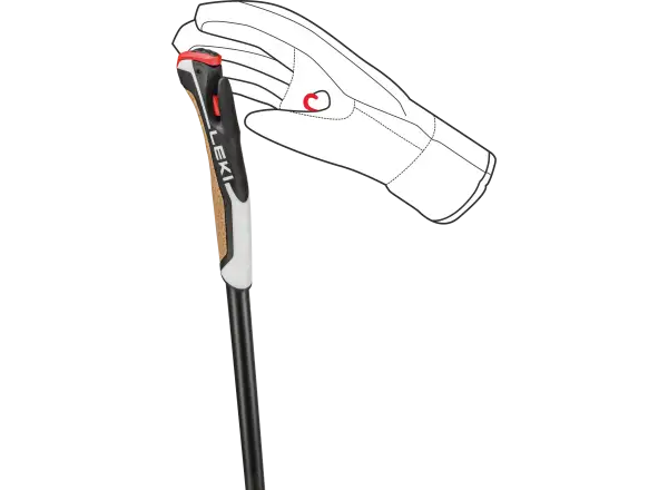 Leki PRC 750 Langlaufstöcke Black-white-dark Anthracite