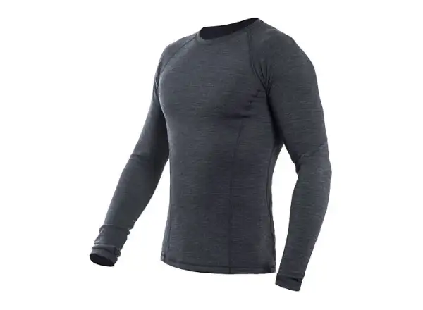 Sensor Merino Bold Herren-Shirt Langarm Anthracite Gray