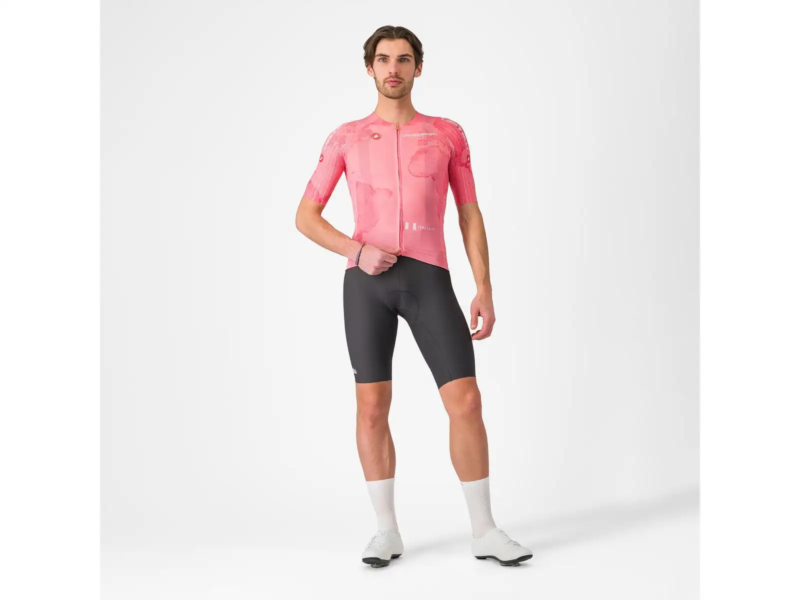 Castelli Giro 108 Race 8S Herren Trikot Kurzarm Rosa Giro
