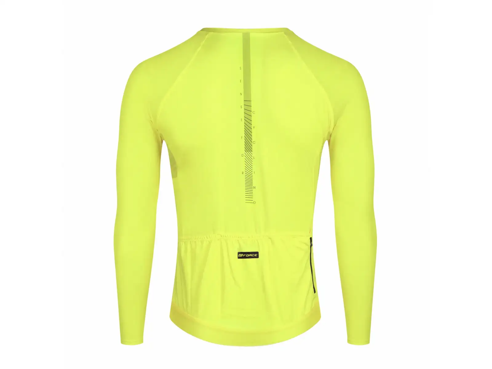 Force Sway Radtrikot Langarm fluo