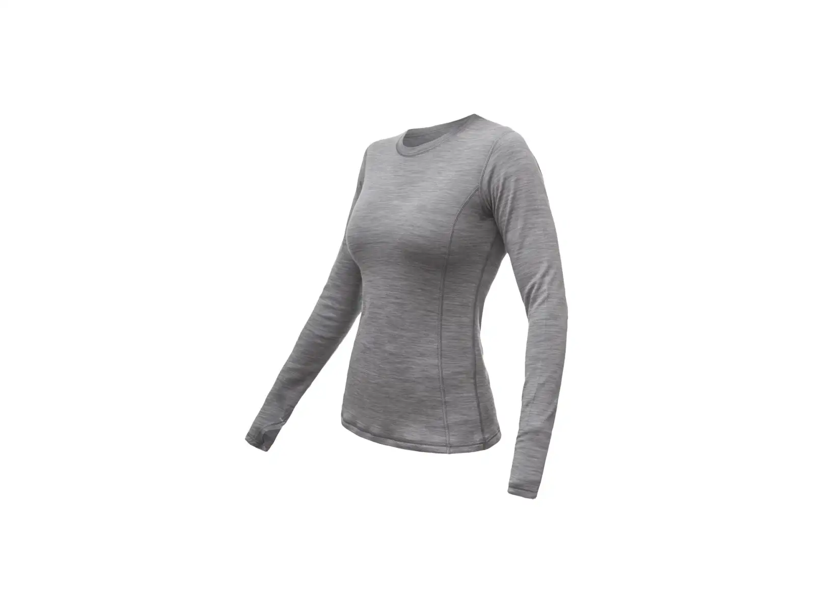 Sensor Merino Bold Damen Langarmshirt Cool Gray