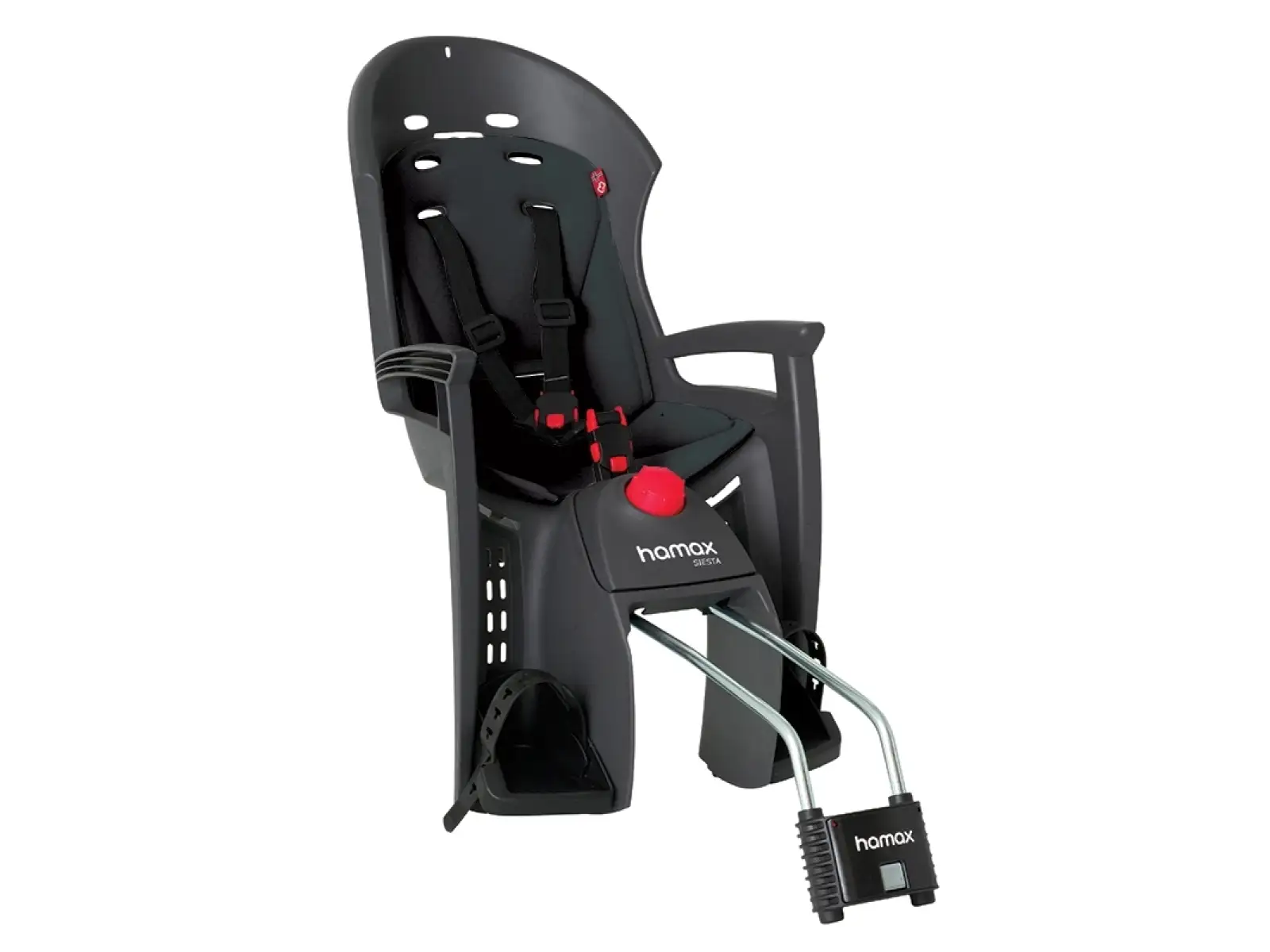 Hamax Siesta Kindersitz hinten dunkelgrau/schwarz