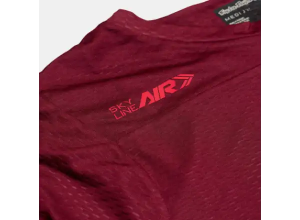 Troy Lee Designs Skyline Air Mono Herren Trikot Kurzarm Oxblood