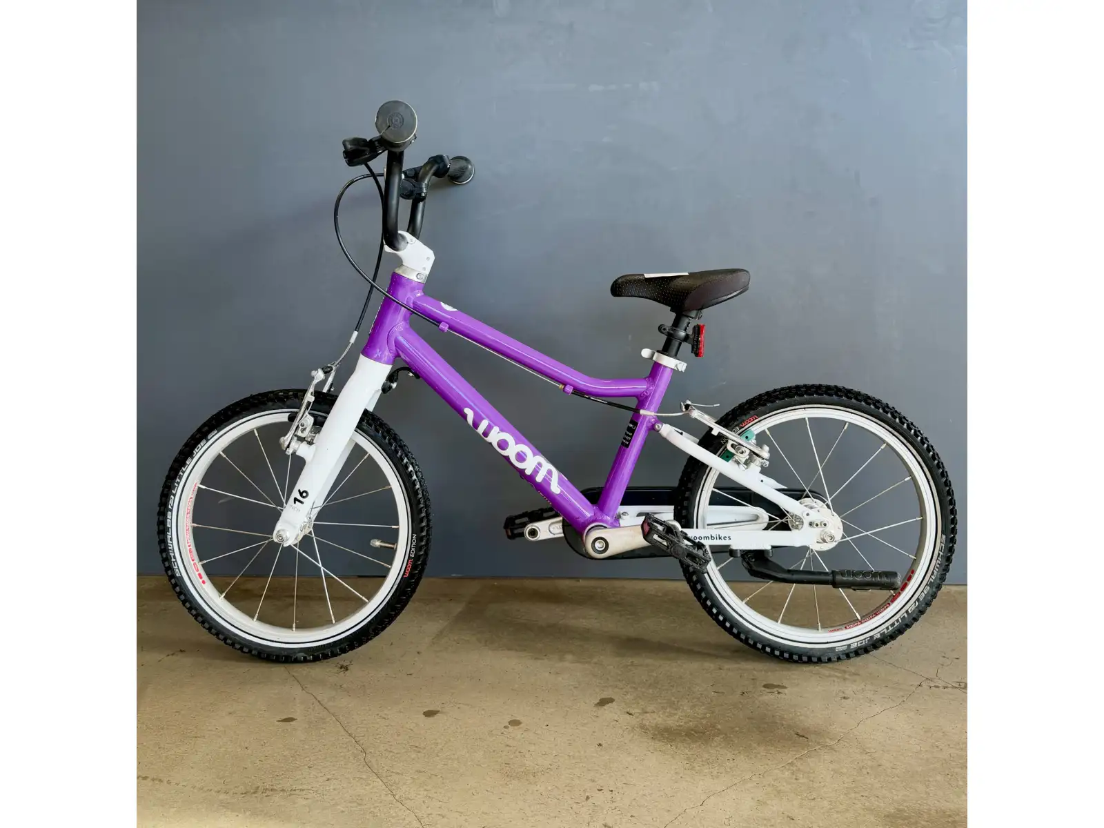 Woom 3 Purple 16 Kinderfahrrad - BAZAR