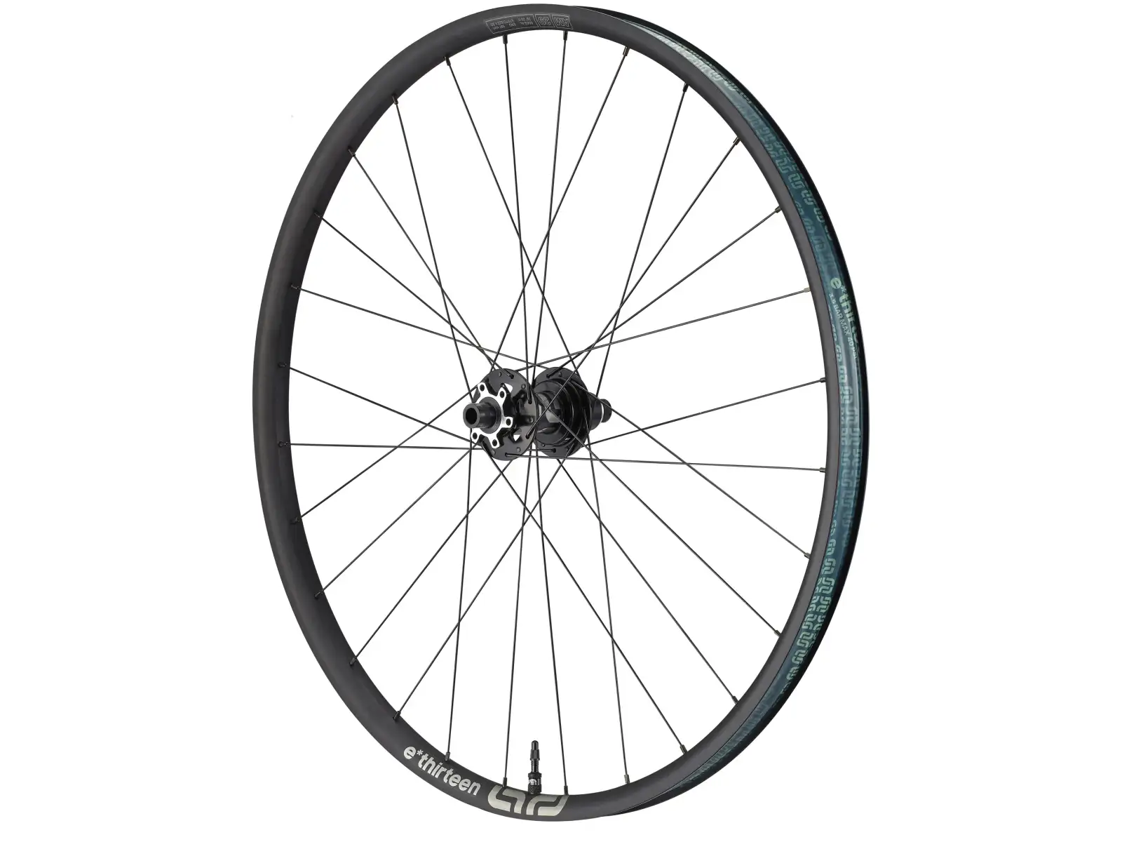 E-13 Sylvan Race Alloy Boost 27,5" hinterrad in XD Black.