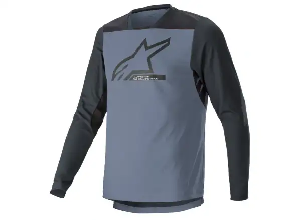 Alpinestars Drop 6.0 V2 Herrentrikot mit langen Ärmeln in Grauschwarz