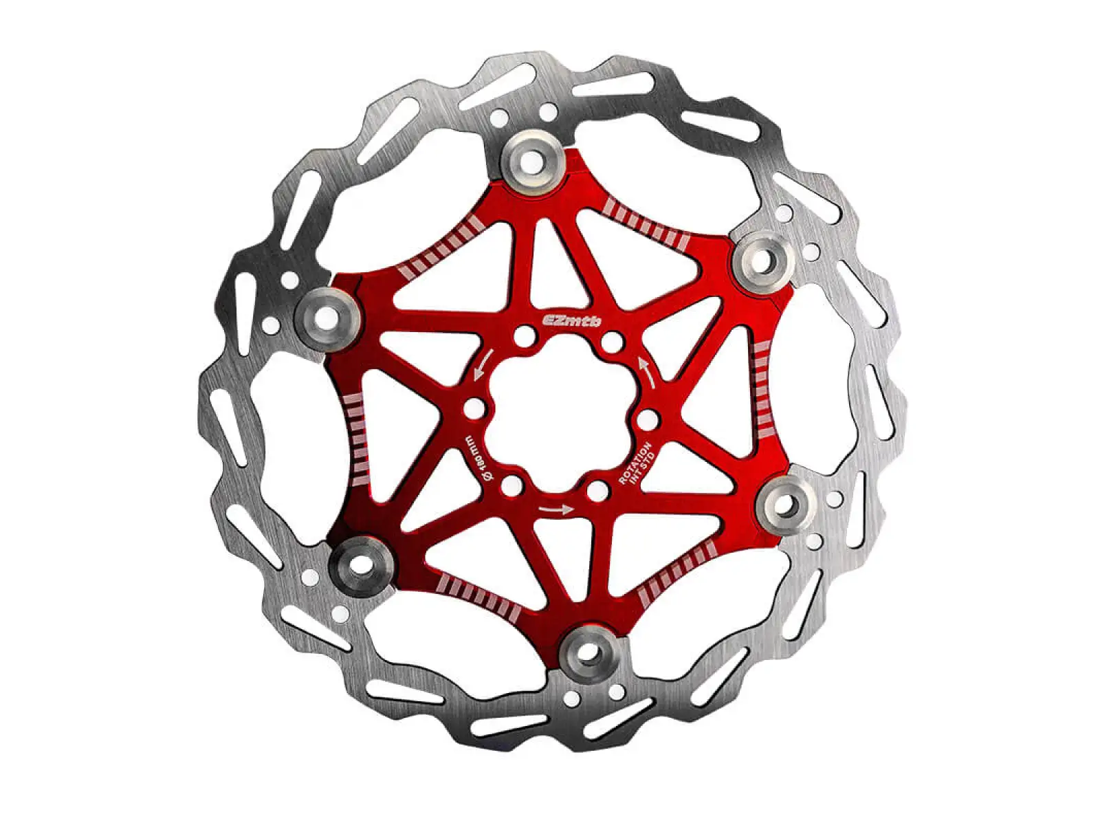 EZmtb Bremsscheibe 180 mm rot