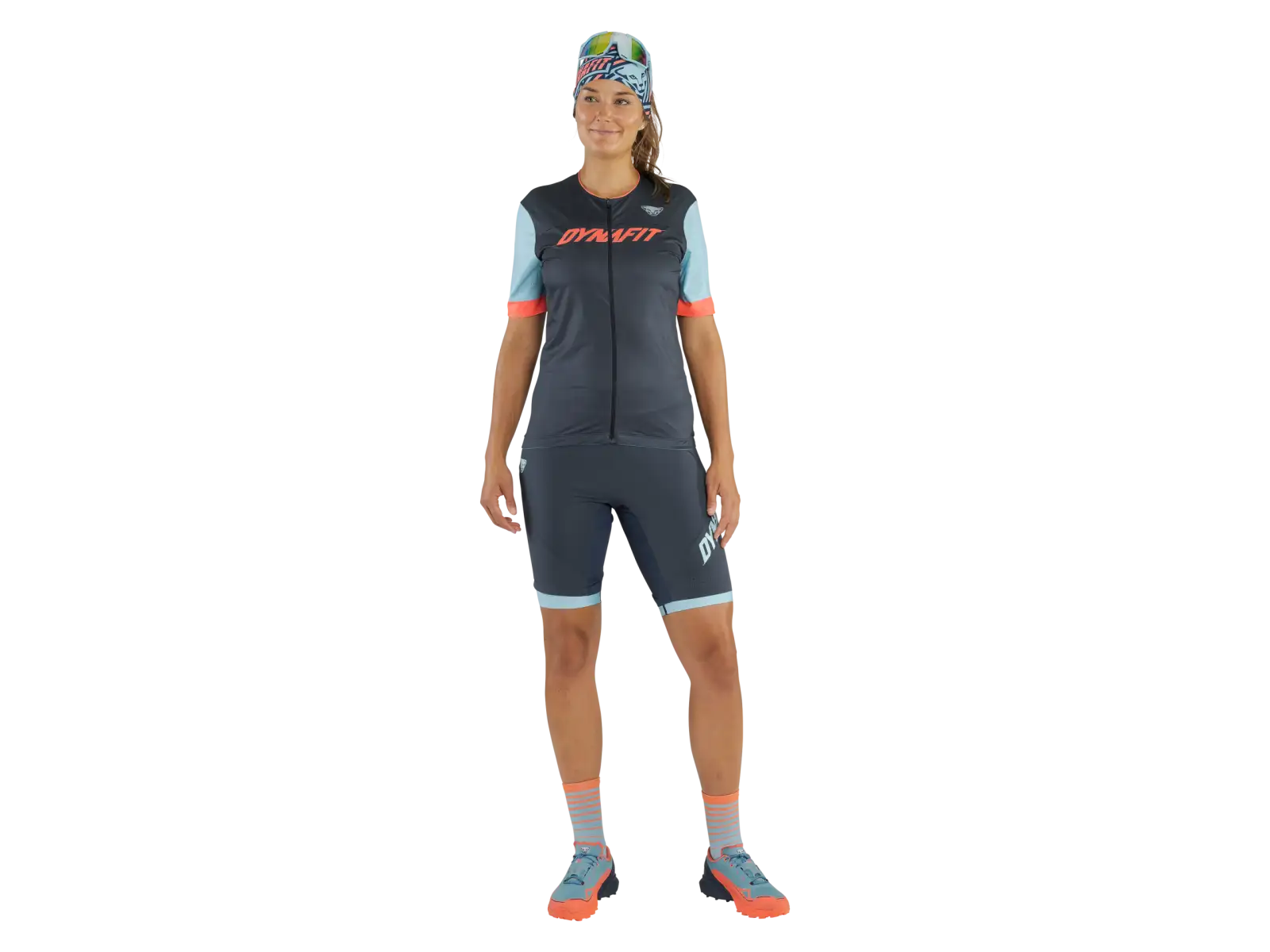 Dynafit Ride Light Full Zip Damen Kurzarmtrikot blueberry/marine blue