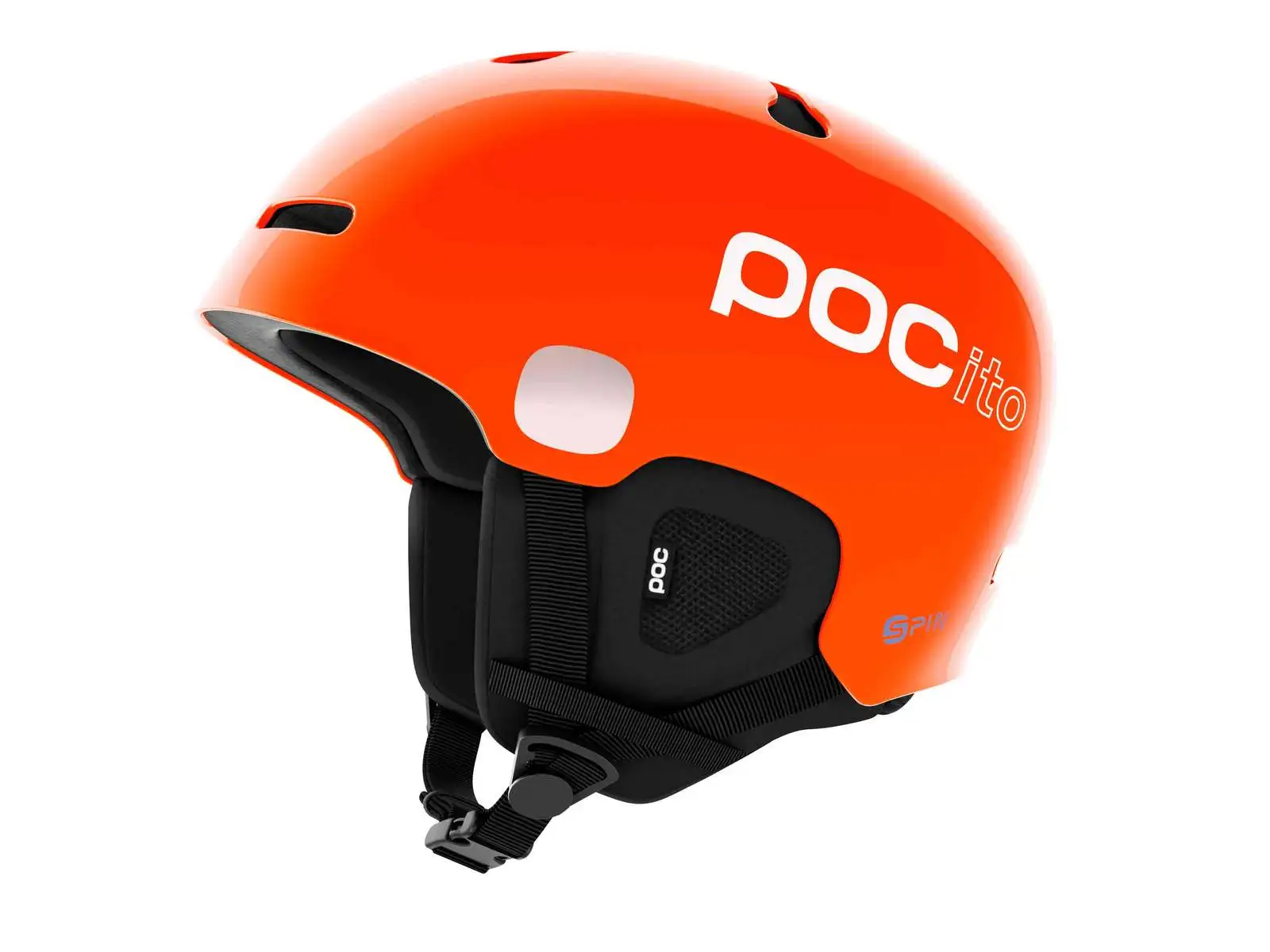 POC POCito Auric Cut MIPS Kinder Skihelm Fluorescent Orange Größe M-L (55-58 cm)