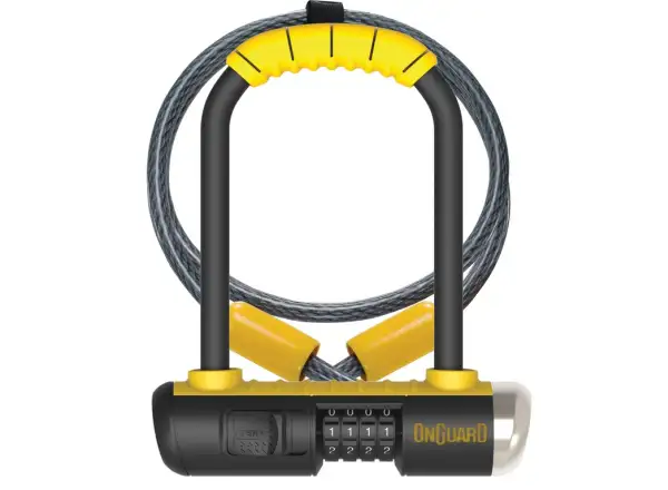 OnGuard Bulldog Mini 8015C Zahlenschloss Bügelschloss 90x140 mm, Stahlseil