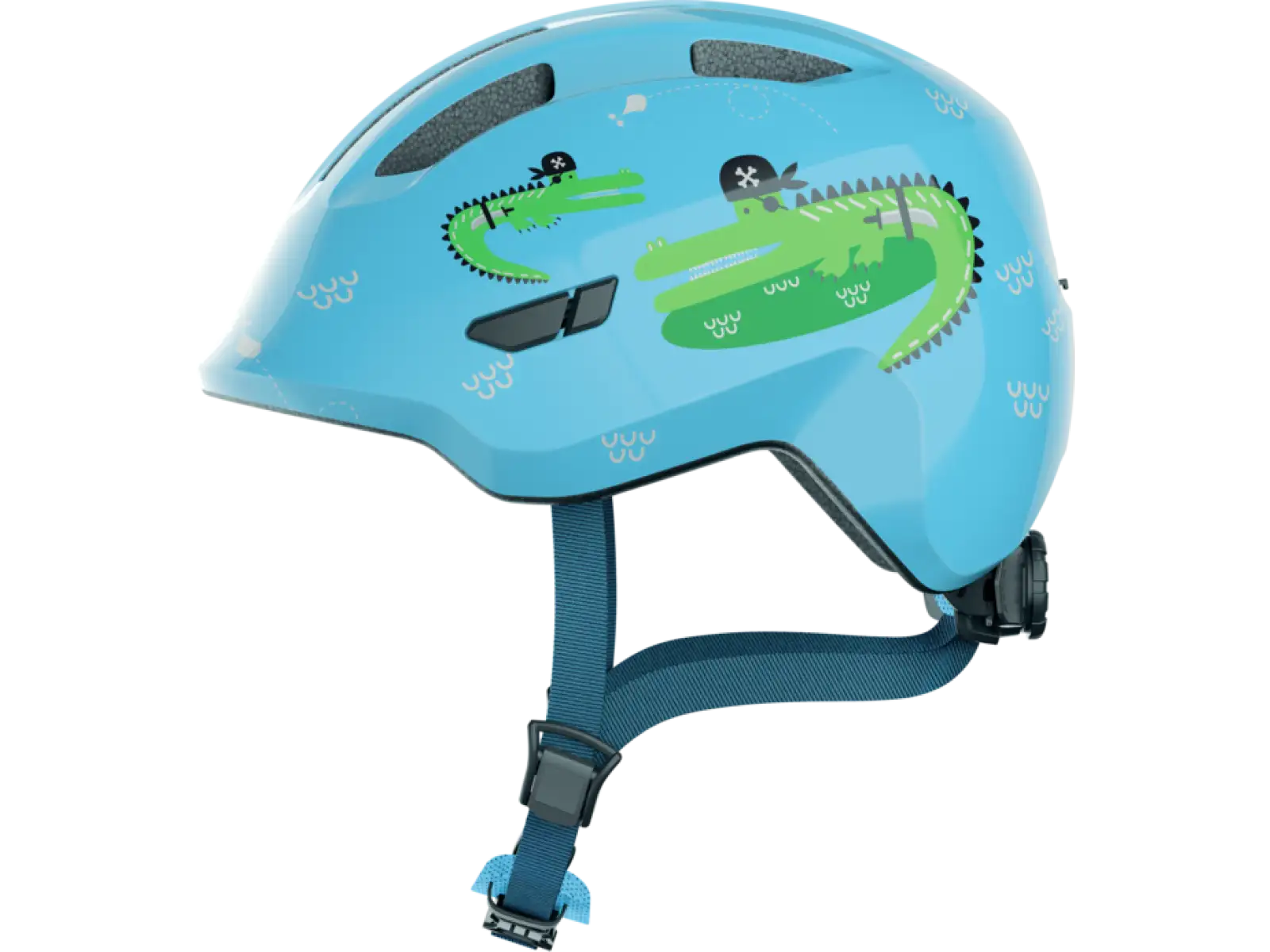 Abus Smiley 3.0 Kinderhelm Blue Croco