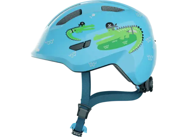Abus Smiley 3.0 Kinderhelm Blue Croco