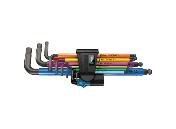 Wera 950/9 Hex-Plus Multicolour HF 1 Inbus L-Schlüssel mit Haltefunktion Satz 9 Stk.