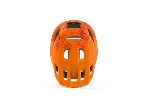 MET Shelter Youth Kinderhelm Orange Red