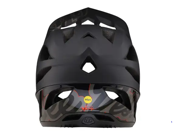 Troy Lee Designs Stage Mips Helm Signature Black.