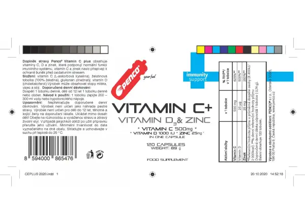 Penco Vitamin C Plus 120 Tabletten