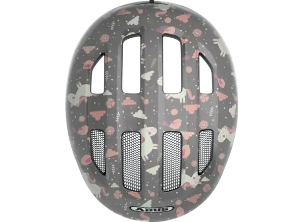 Abus Smiley 3.0 Kinderhelm Grau Pferd