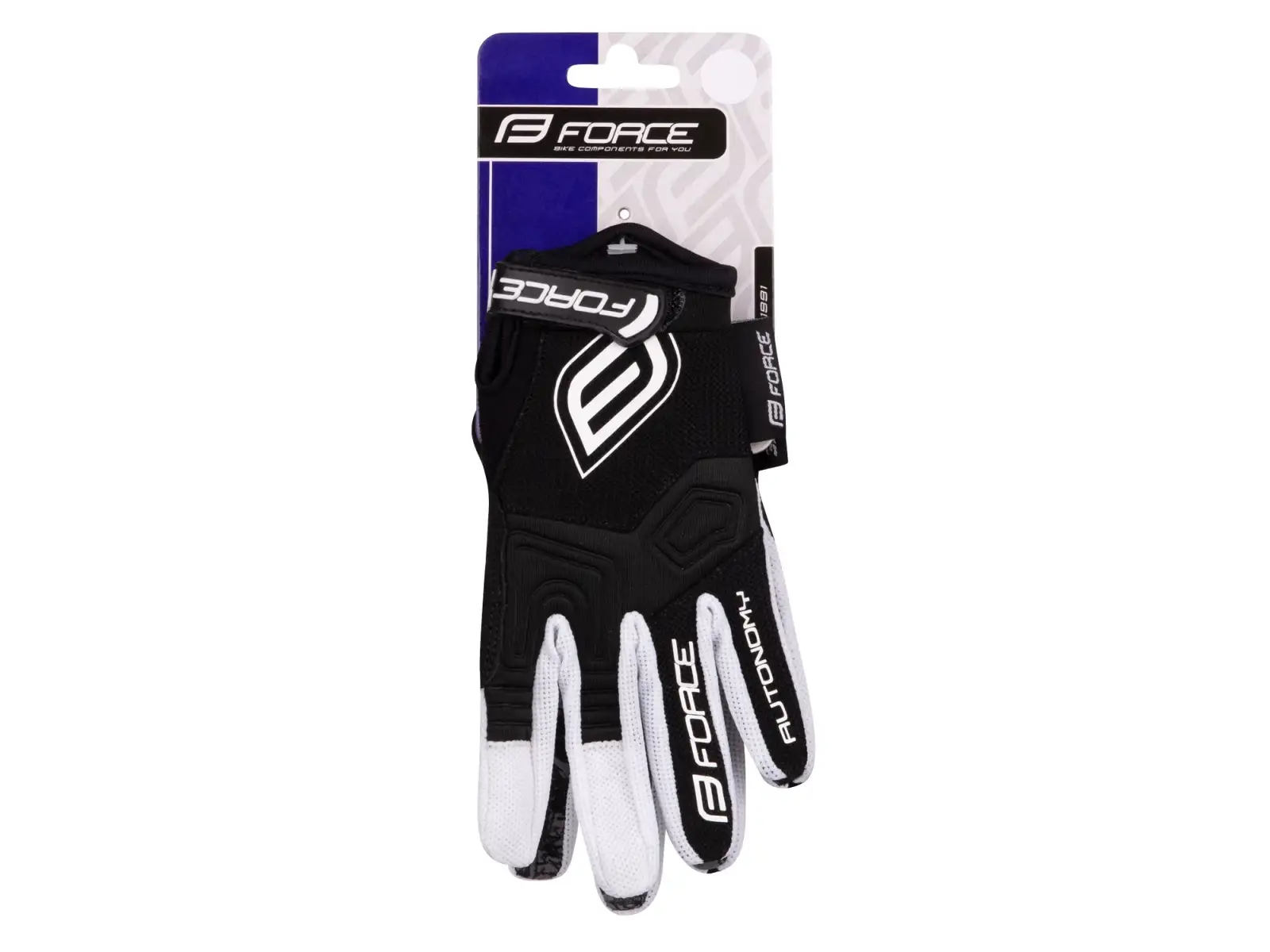 Force Kid Autonomy Kinder-MTB-Handschuhe Schwarz