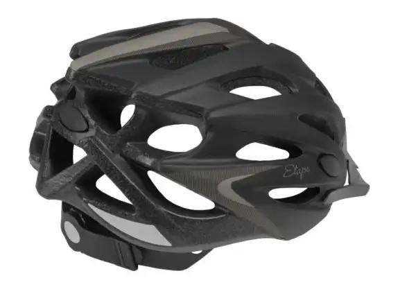 Etape Venus Fahrradhelm schwarz/Titan Matt