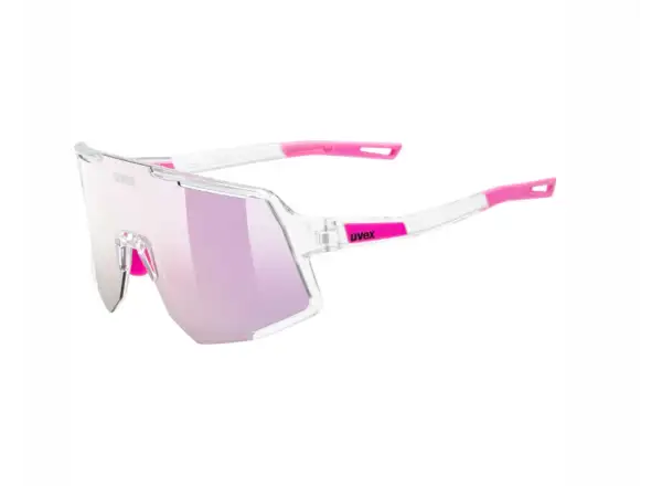 Uvex Sequenze Fahrradbrille Clear/Mirror Pink