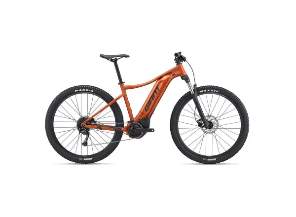 Giant Talon E+ 2 29 Mountain E-Bike in Amber Glow.