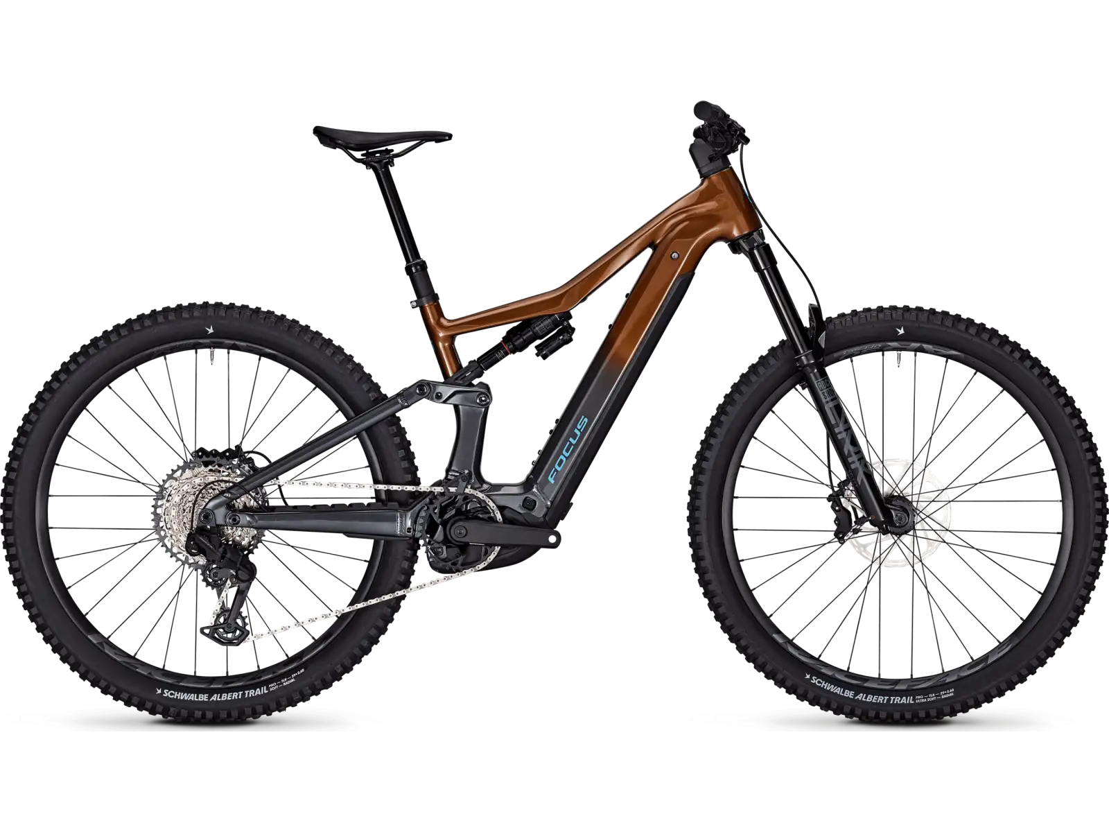 Focus JAM2 6.8 800 Wh E-Mountainbike Goldbrown / Diamondblack