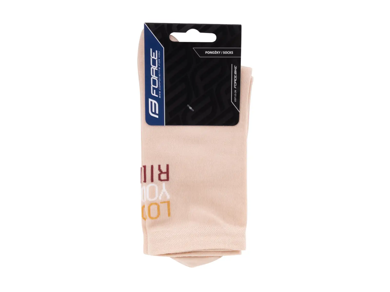 Force Ride Socken Creme