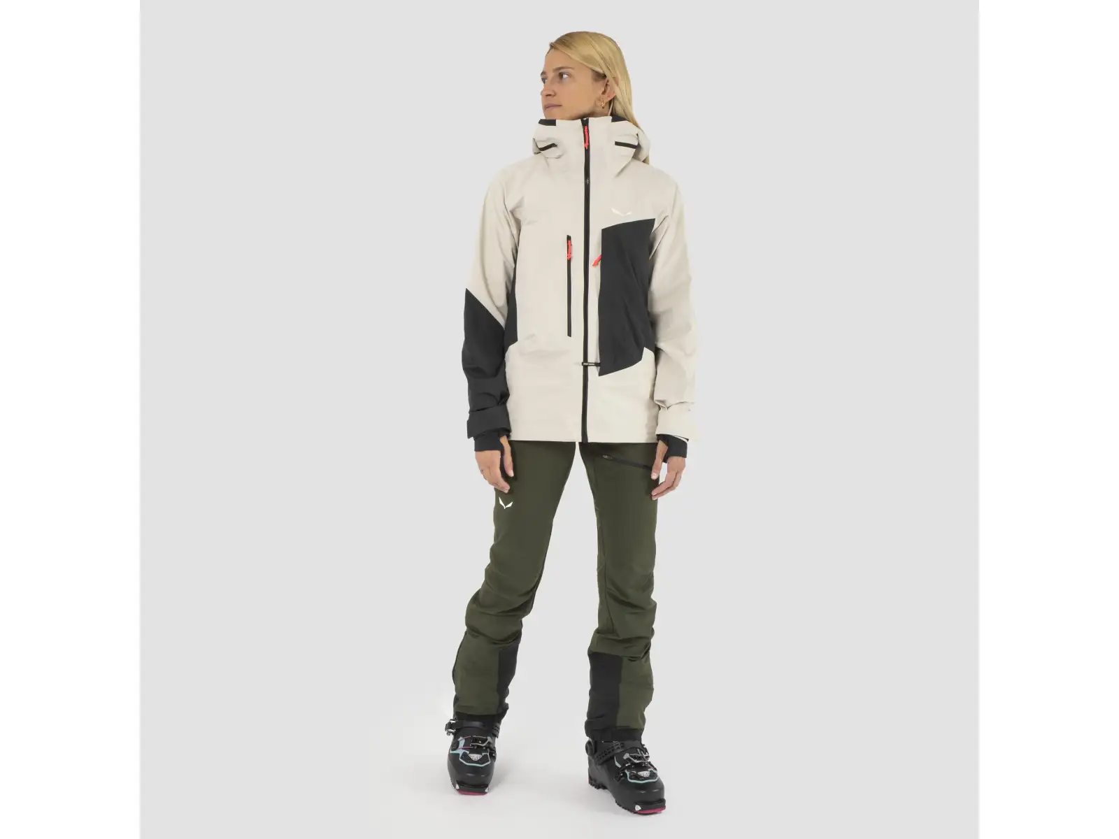 Salewa Sella 3L Powertex Damenjacke Haferflocken/0910
