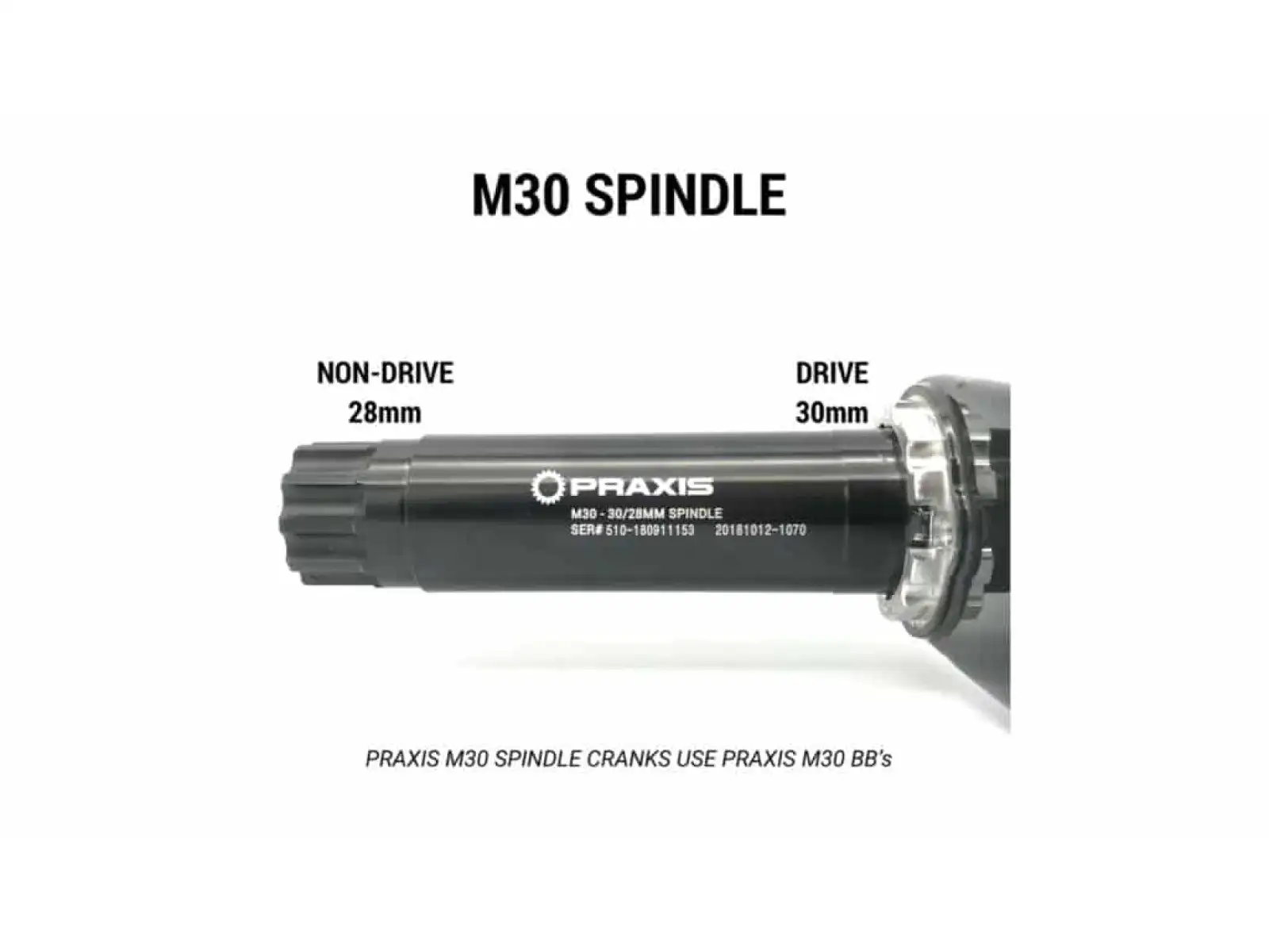 Praxis Works M30 Innenlager für BSA