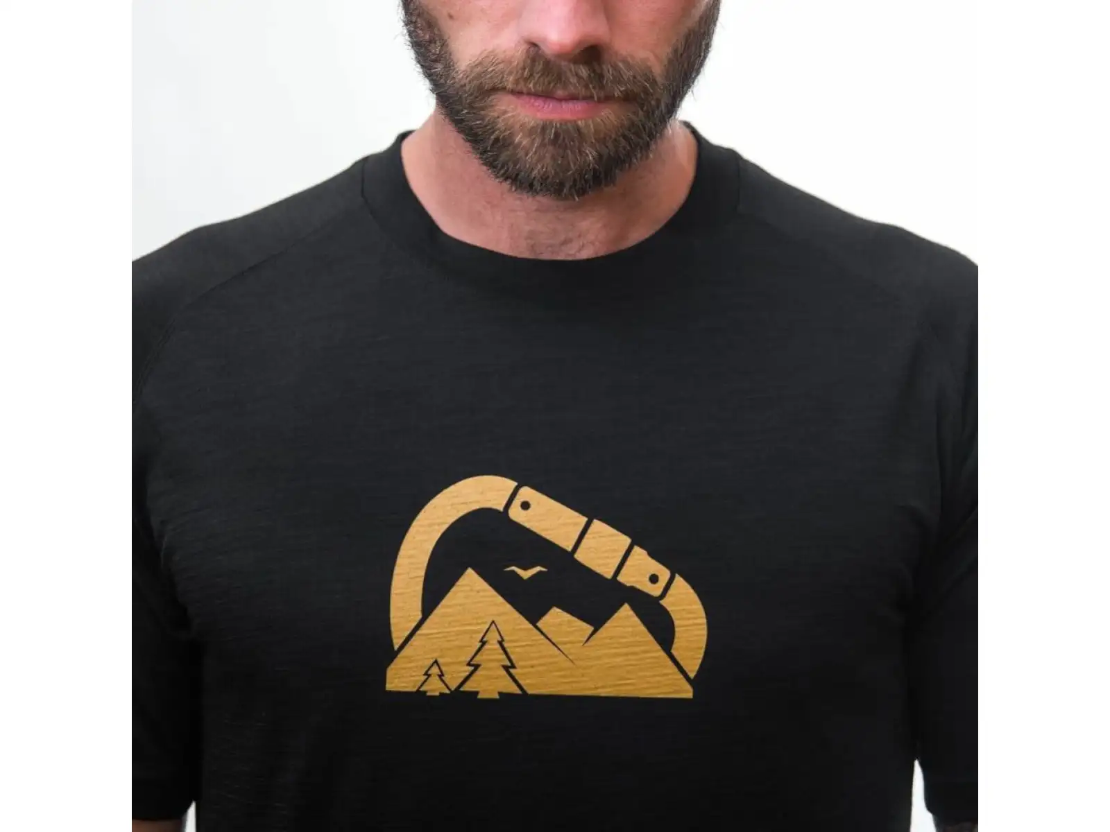Sensor Merino Air PT Summit Herren T-Shirt Kurzarm Schwarz