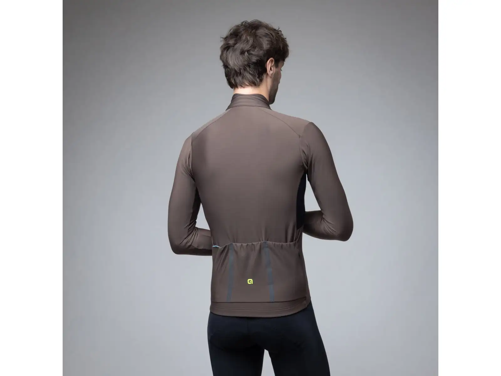 Alé Klimatik K-Idro Herren gefüttertes Fahrradtrikot Coffee