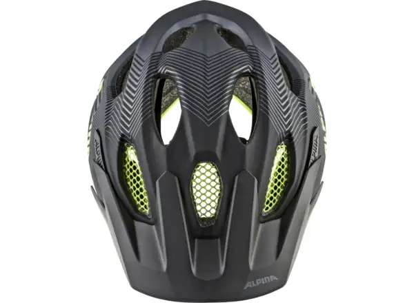 Alpina Carapax Jr. Kinderhelm Black/Neon/Yellow