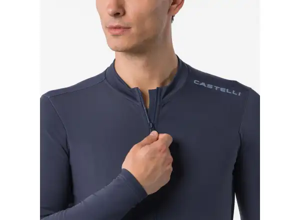 Castelli Espresso Thermal 2 Herren Trikot Langarm Twilight blue