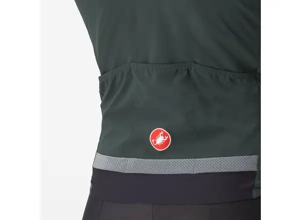 Castelli Beta RoS Herrenjacke Rover Green/Red Orange