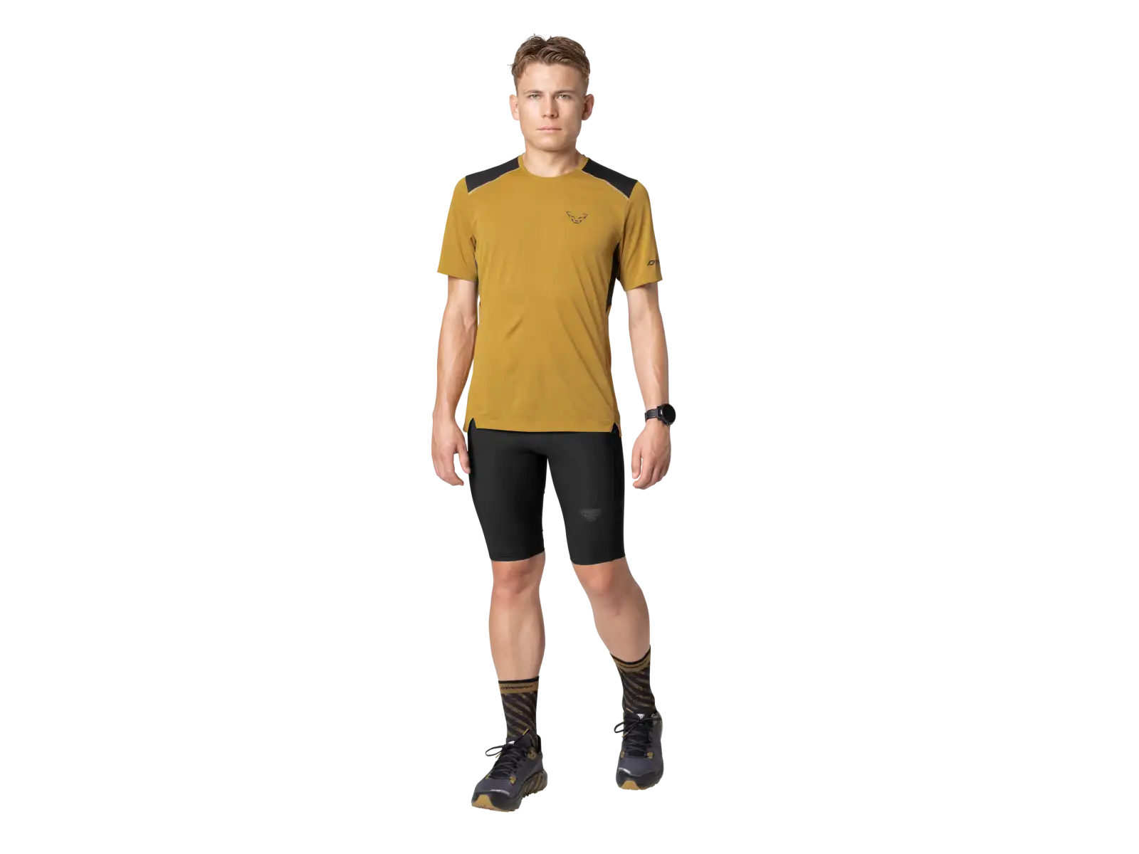 Dynafit Sky Herren-Laufshirt Kurzarm Tabacco