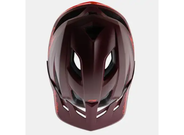 Troy Lee Designs Flowline SE Helm Badge Maroon