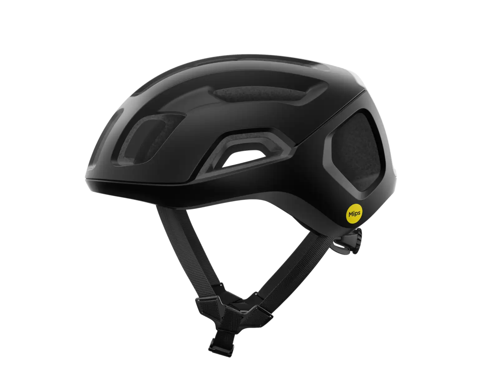POC Ventral Air MIPS Rennradhelm Uranium Black Matt/Hydrogen White Matt