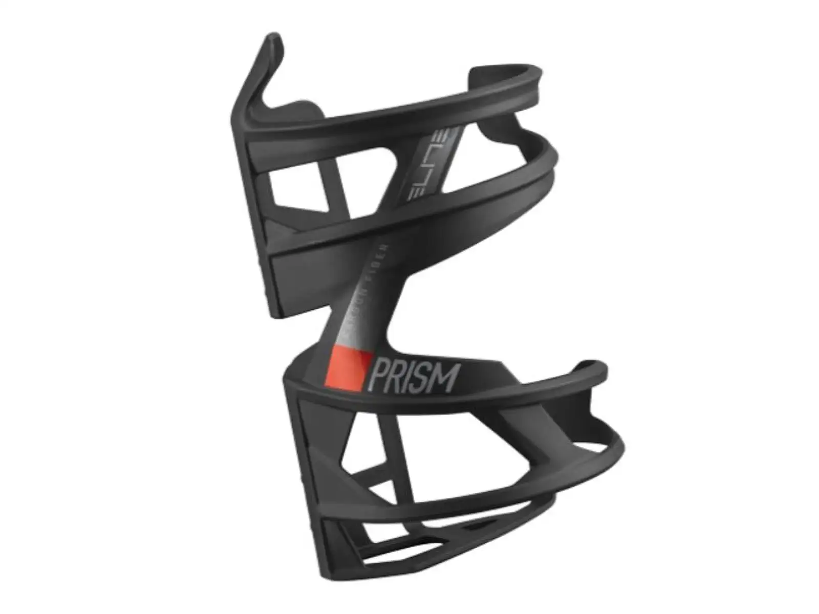 Elite Prism Rechter Carbon-Flaschenhalter in Mattrot