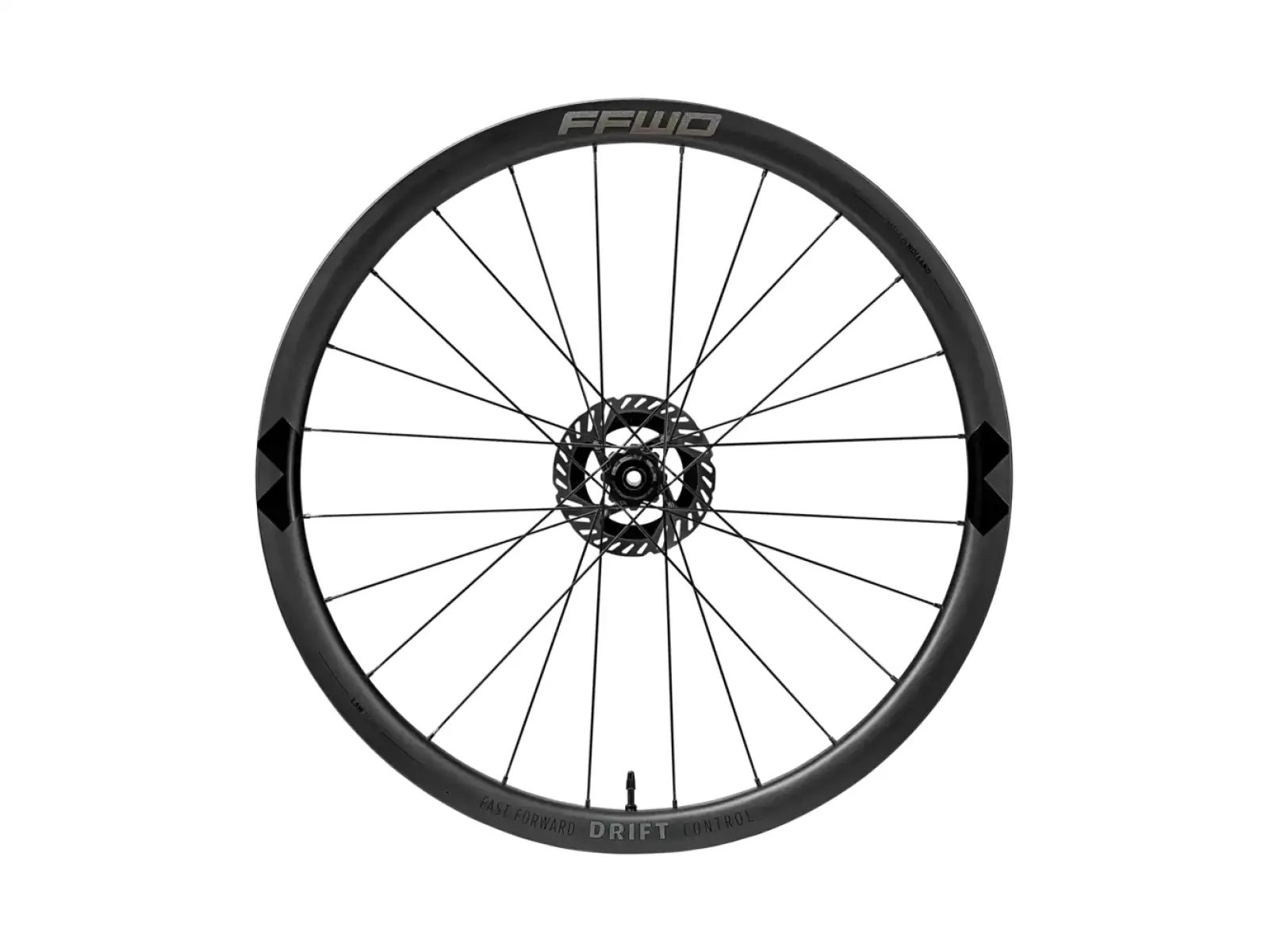 FFWD Drift Control 36 N/GAGE 2:1 Gravel-Laufräder eingespeicht MattBlack