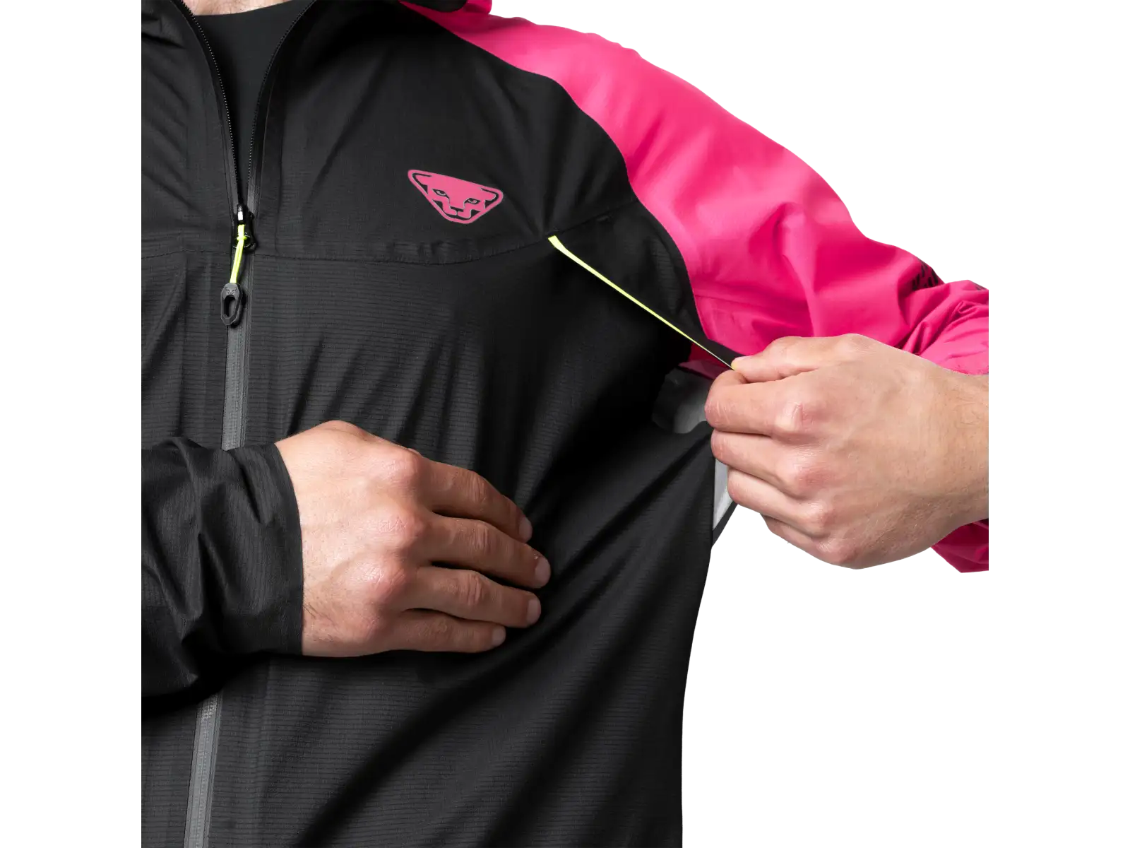 Dynafit DNA 3L Herrenjacke Pink Glo/Black Out