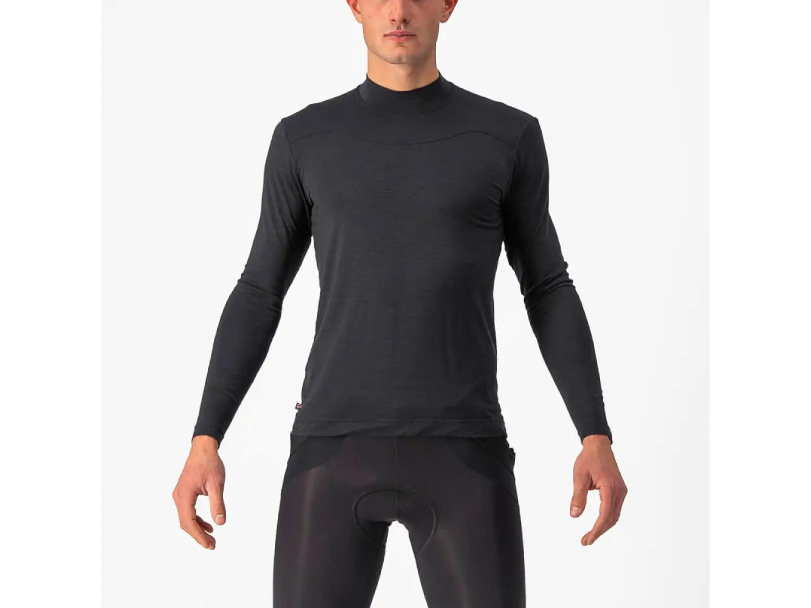 Castelli Bandito Wolle Baselayer Herren Langarmshirt schwarz