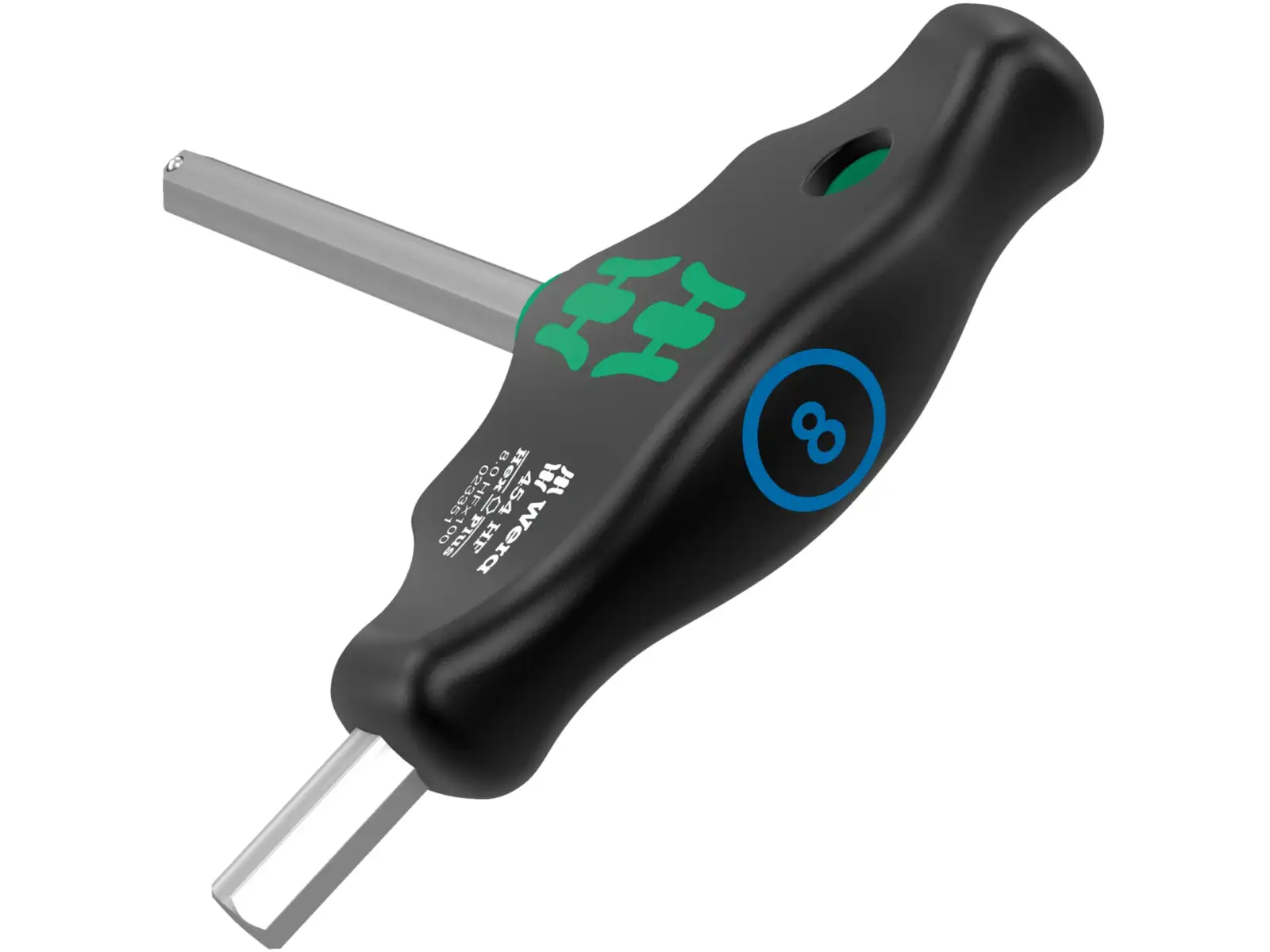 Wera 454/7 HF Set 1 Hex-Plus Inbusschraubendreher mit T-Griff Satz 7 Stk.