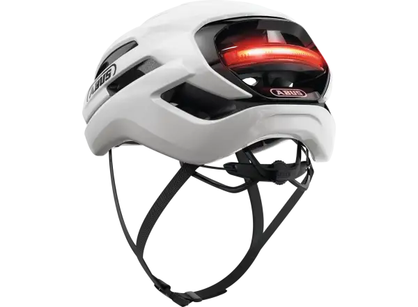 Abus Taipan LED Gravel-Helm Shiny White