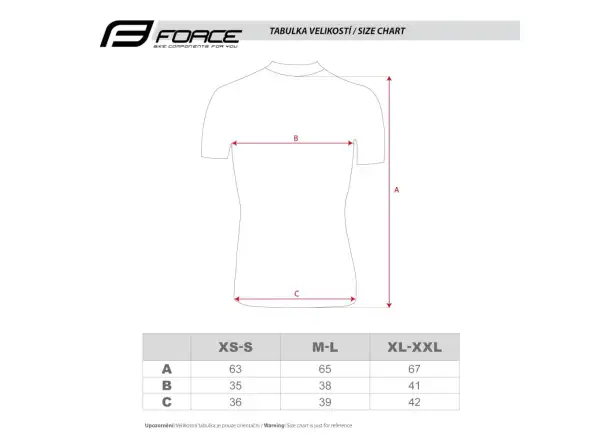 Force F Soft Lady Funktions-T-Shirt mit kurzen Ärmeln in Blau.