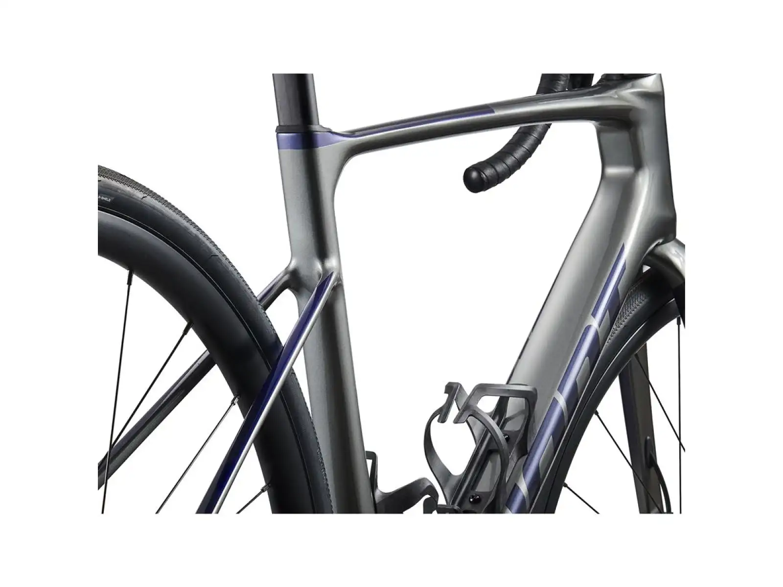Giant Defy Advanced 1 Rennrad Charcoal / Milchstraße